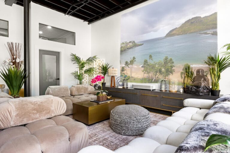 lounge with table