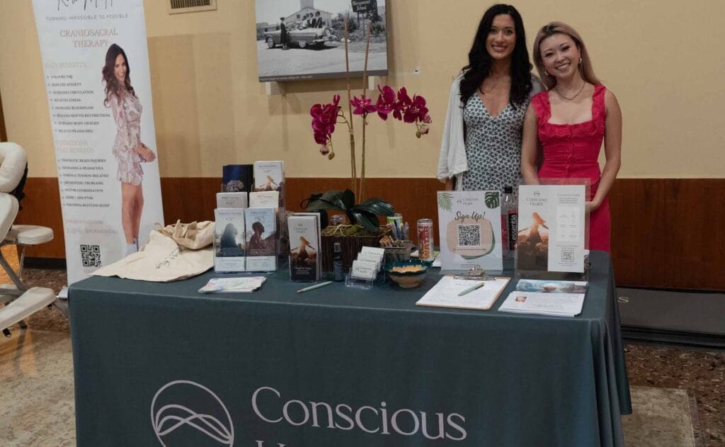 Conscious Health team at the Healthspan Summit event in Los Angeles