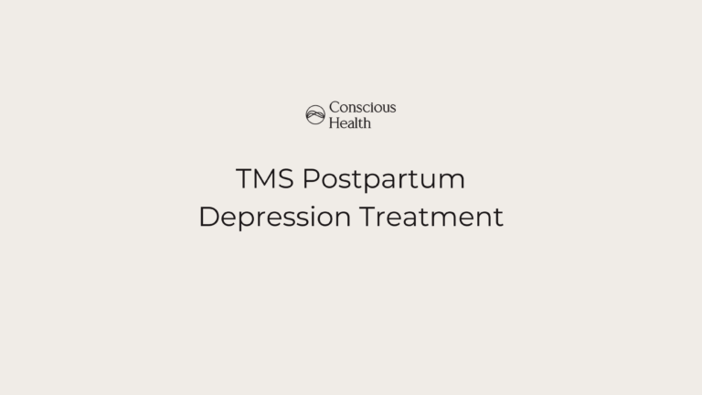 tms postpartum depression treatment at conscious